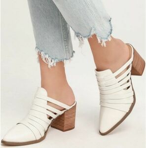 Women's Sonoma Goods For Life Cream Lhasa Apso Mules.